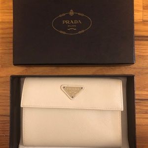 GENTLY USED Prada wallet